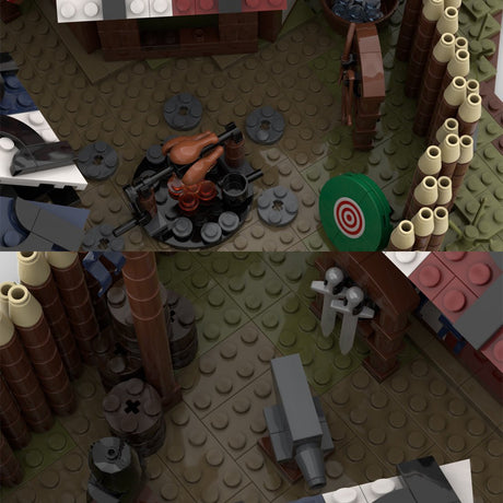 MOC - 114605 Medieval Mercenary Camp Klemmbausteine - LesDiy - Klemmbausteine