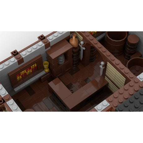 MOC - 114686 Medieval Trader`s House & Farm Klemmbausteine - LesDiy - Klemmbausteine