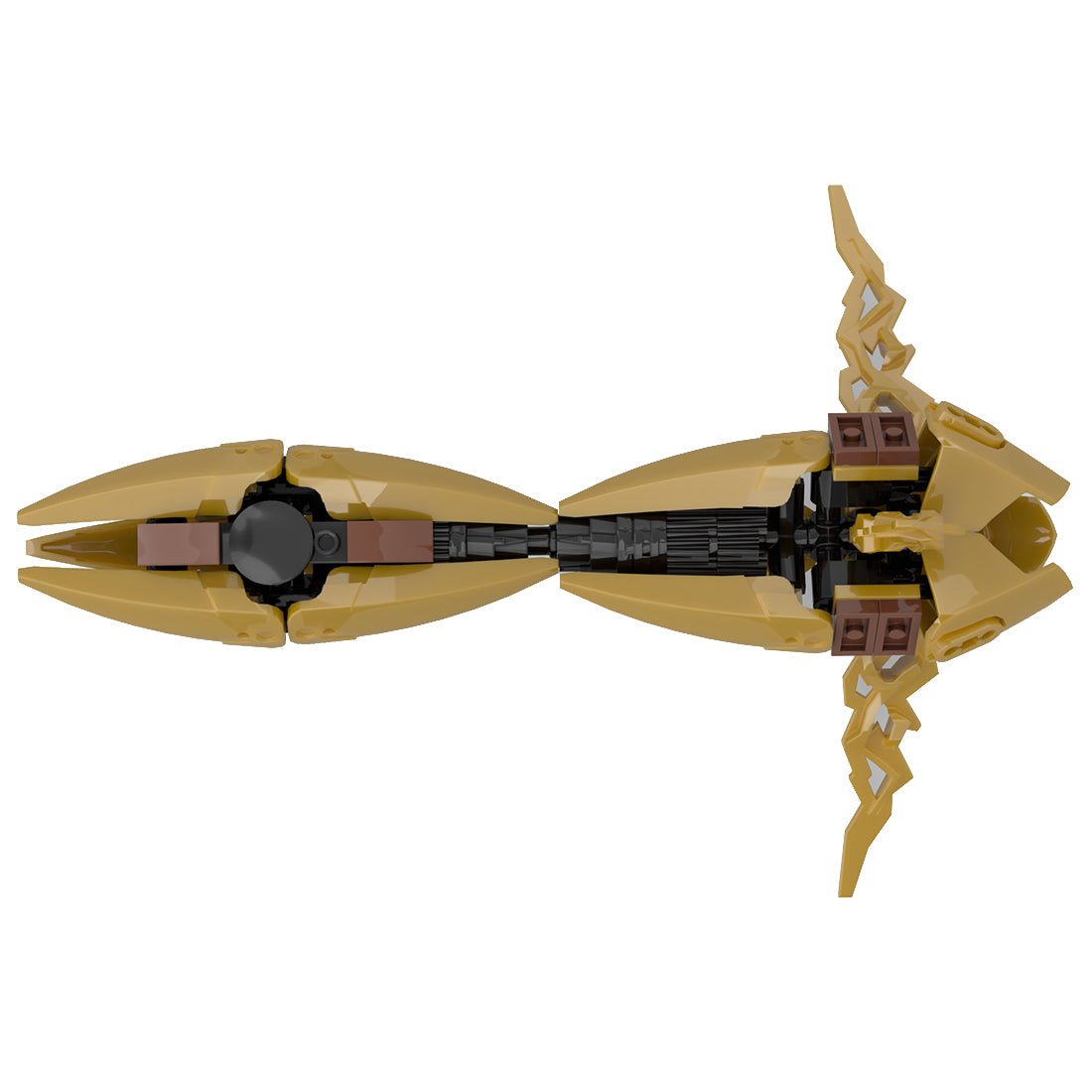 MOC - 115118 Species 8472 Bio - ship Klemmbausteine - LesDiy - Klemmbausteine