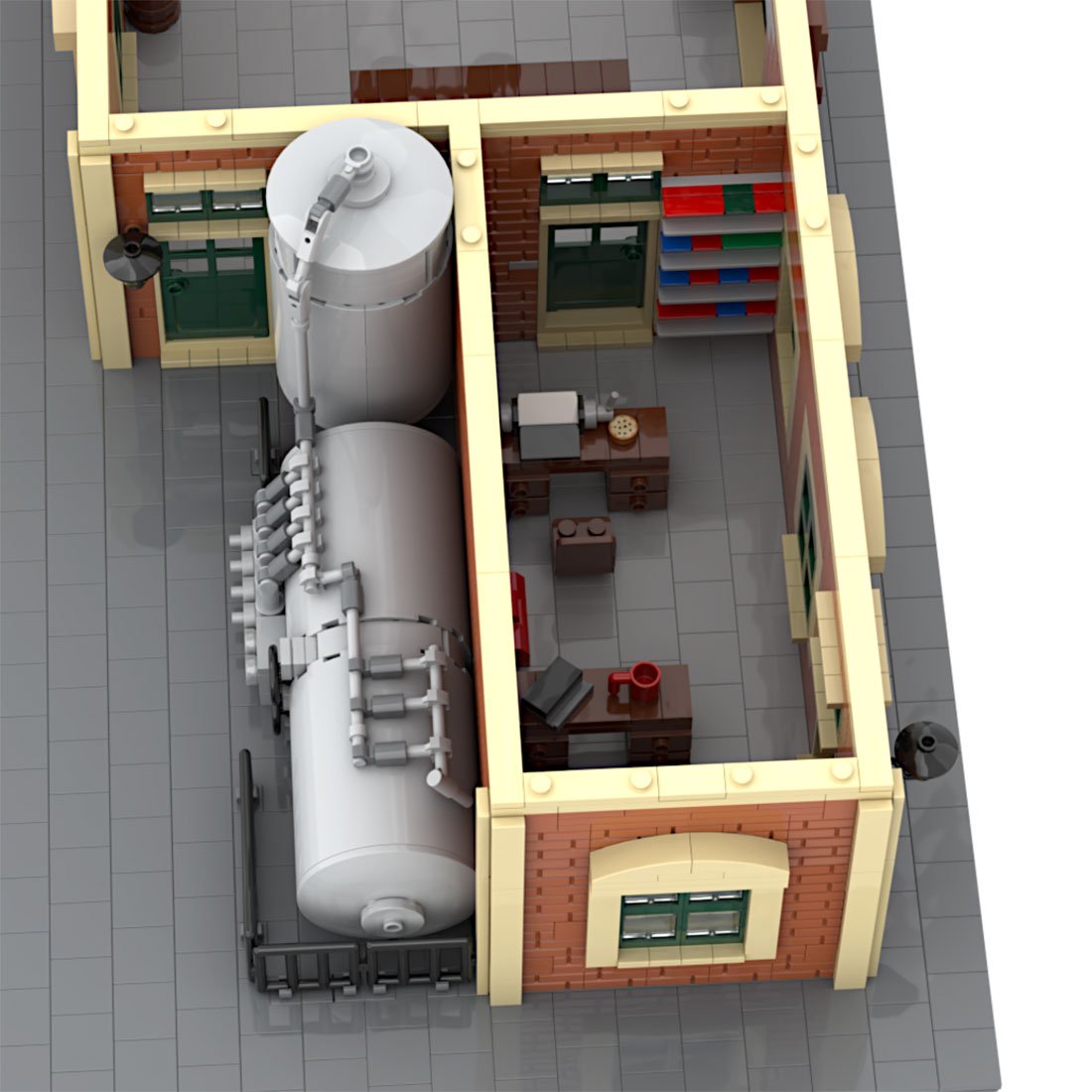 MOC - 115144 Old Warehouse Klemmbausteine - LesDiy - Klemmbausteine