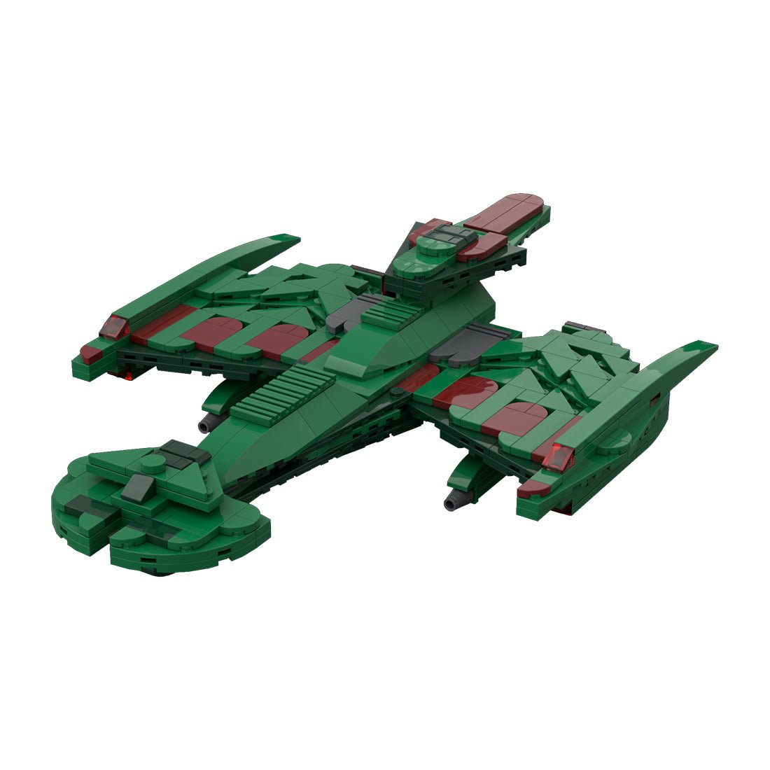 MOC - 115180 Klingon Negh'Var Warship Klemmbausteine - LesDiy - Klemmbausteine