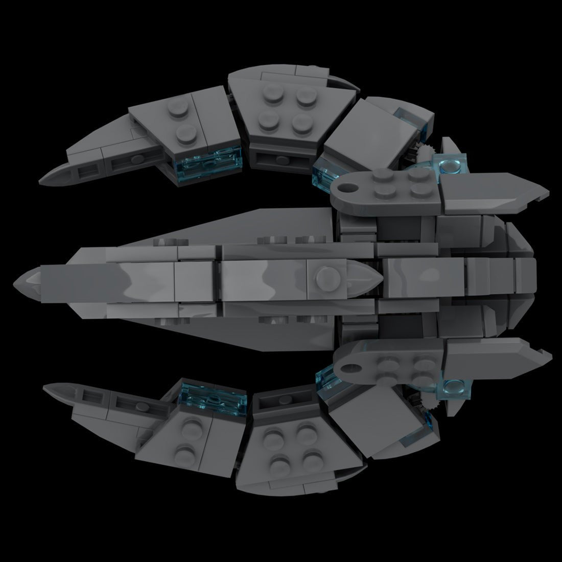 MOC - 115196 Xindi Insectoid Warship Klemmbausteine - LesDiy - Klemmbausteine