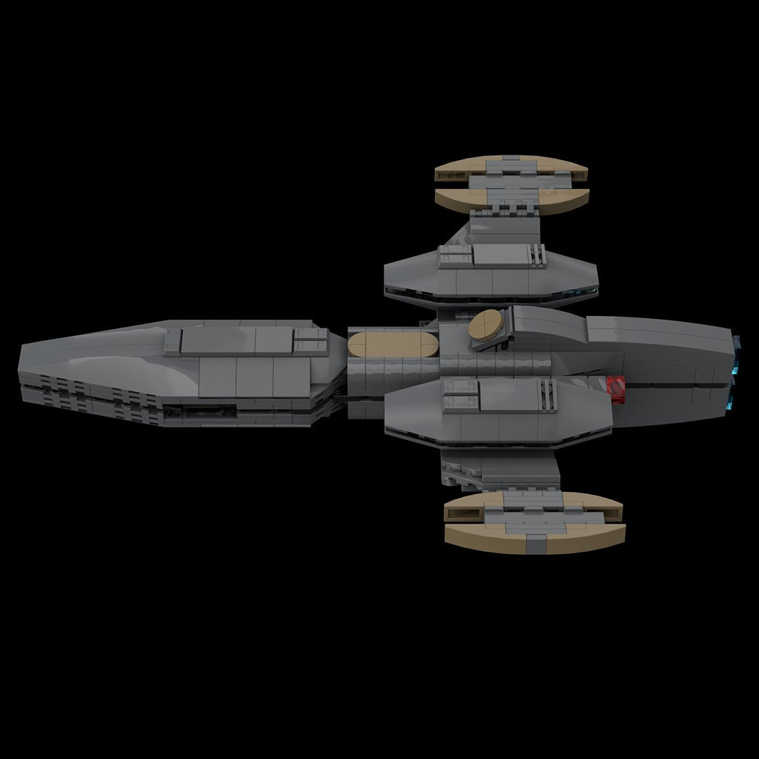 MOC - 115251 Andorian Kumari Class Klemmbausteine - LesDiy - Klemmbausteine