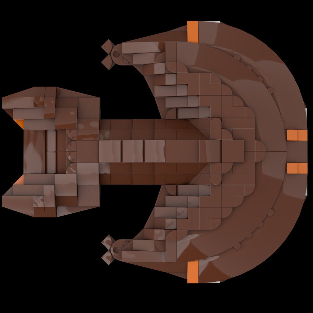 MOC - 115294 Ferengi Marauder Klemmbausteine - LesDiy - Klemmbausteine