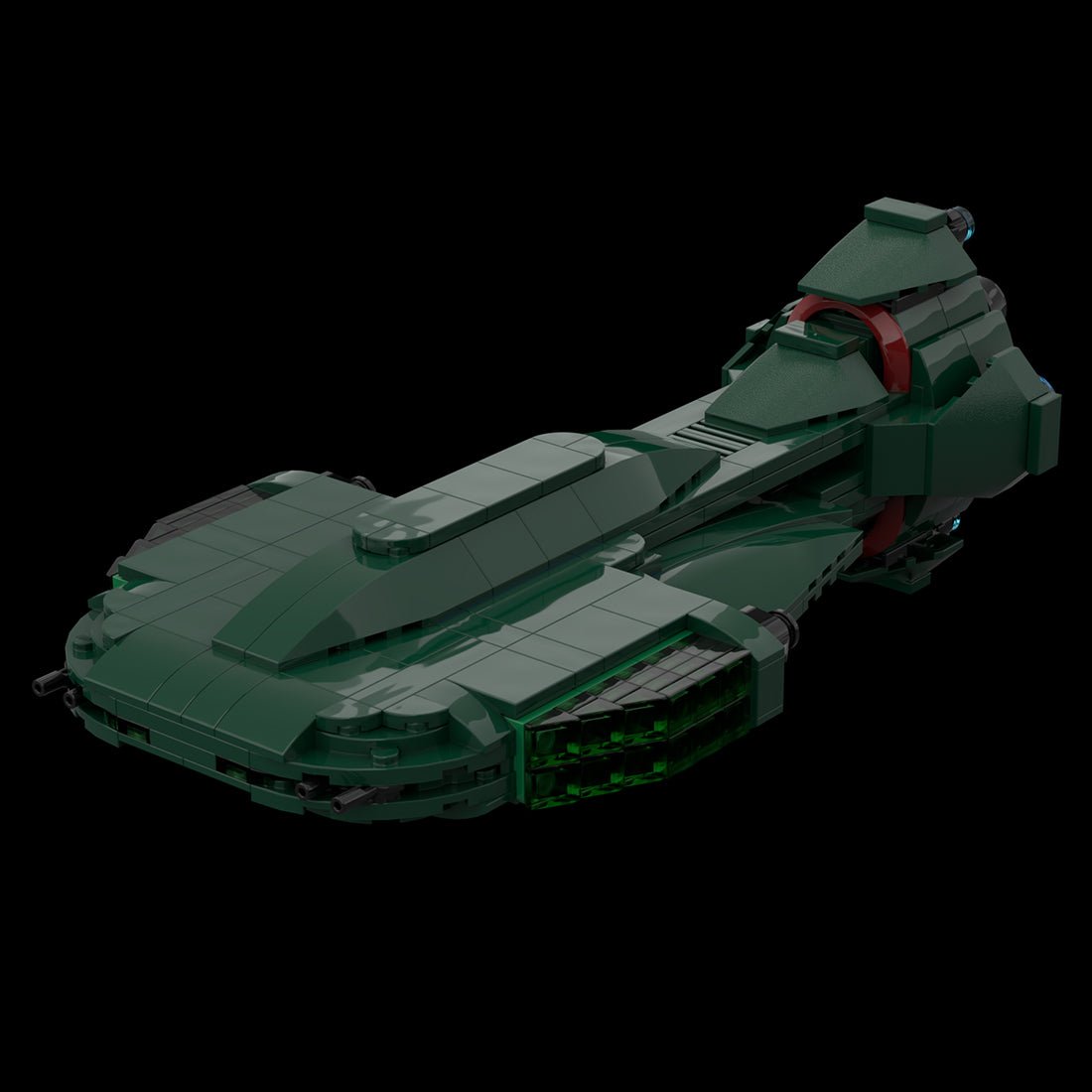 MOC - 115326 Tellarite Cruiser Klemmbausteine - LesDiy - Klemmbausteine