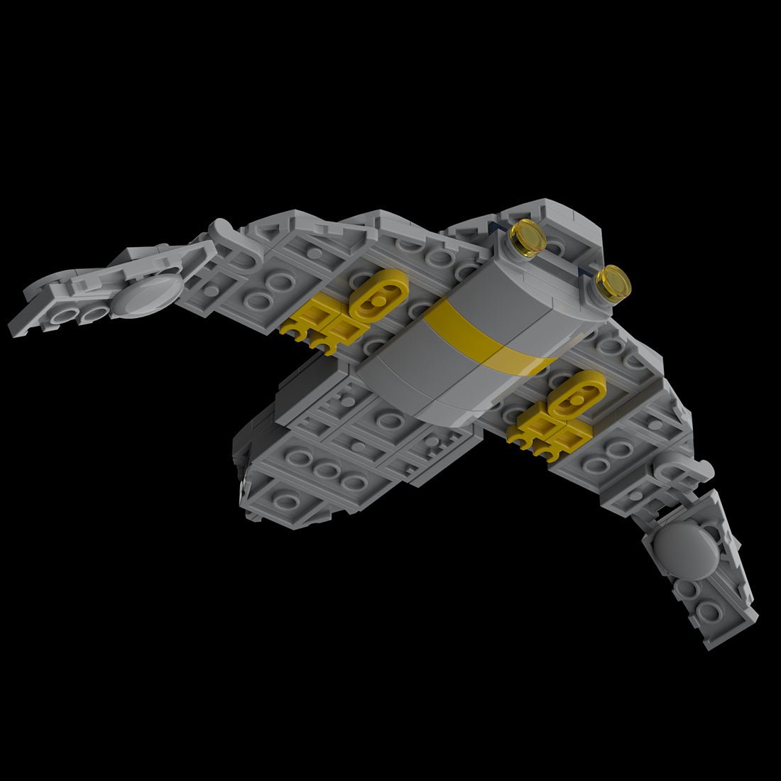 MOC - 115518 Bajoran Interceptor Klemmbausteine - LesDiy - Klemmbausteine