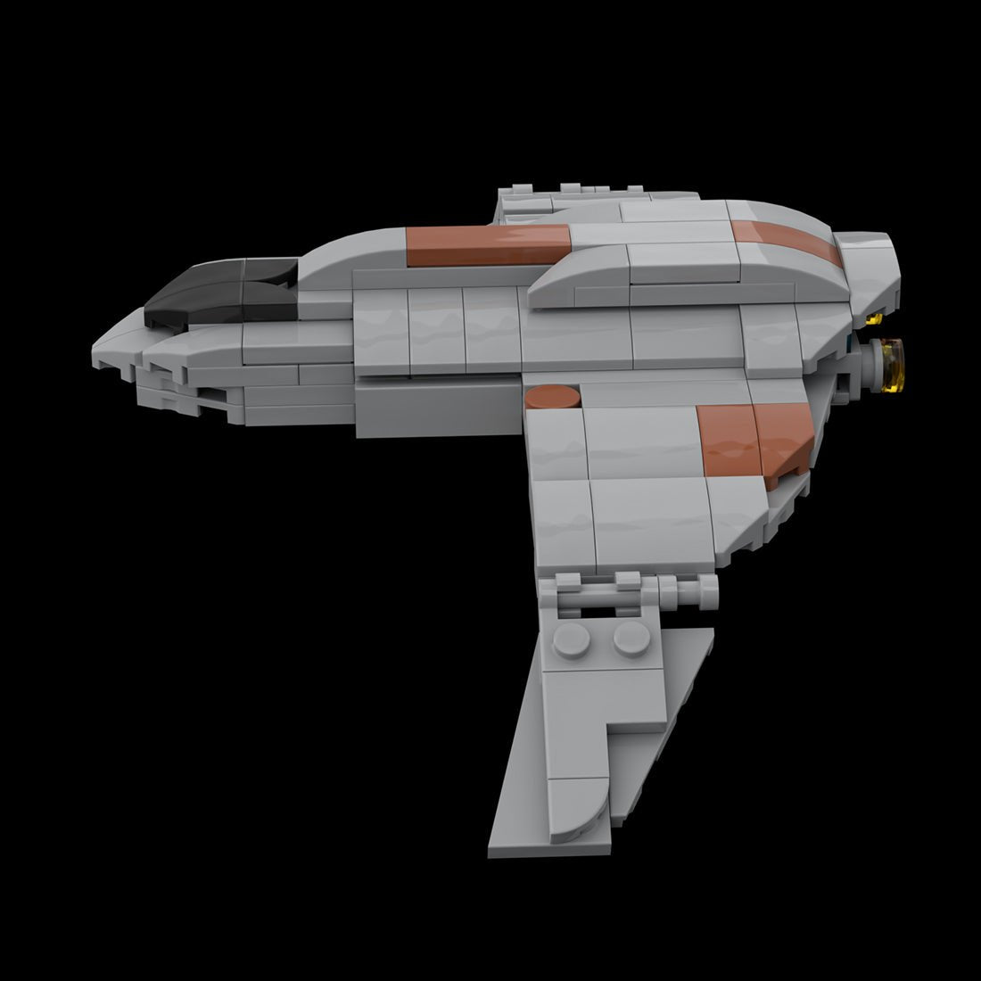 MOC - 115518 Bajoran Interceptor Klemmbausteine - LesDiy - Klemmbausteine