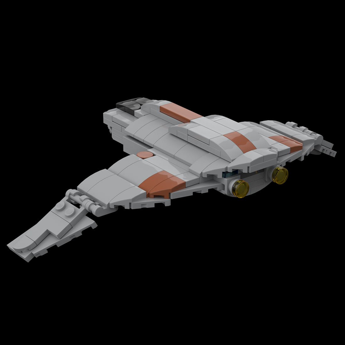 MOC - 115518 Bajoran Interceptor Klemmbausteine - LesDiy - Klemmbausteine