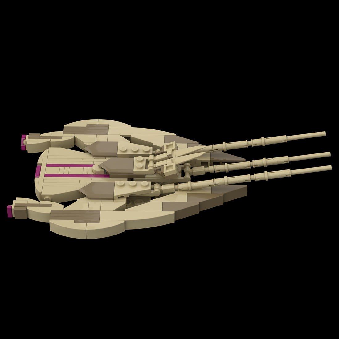 MOC - 115638 Xindi Reptilian Warship Klemmbausteine - LesDiy - Klemmbausteine