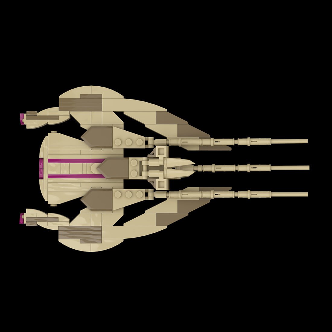 MOC - 115638 Xindi Reptilian Warship Klemmbausteine - LesDiy - Klemmbausteine