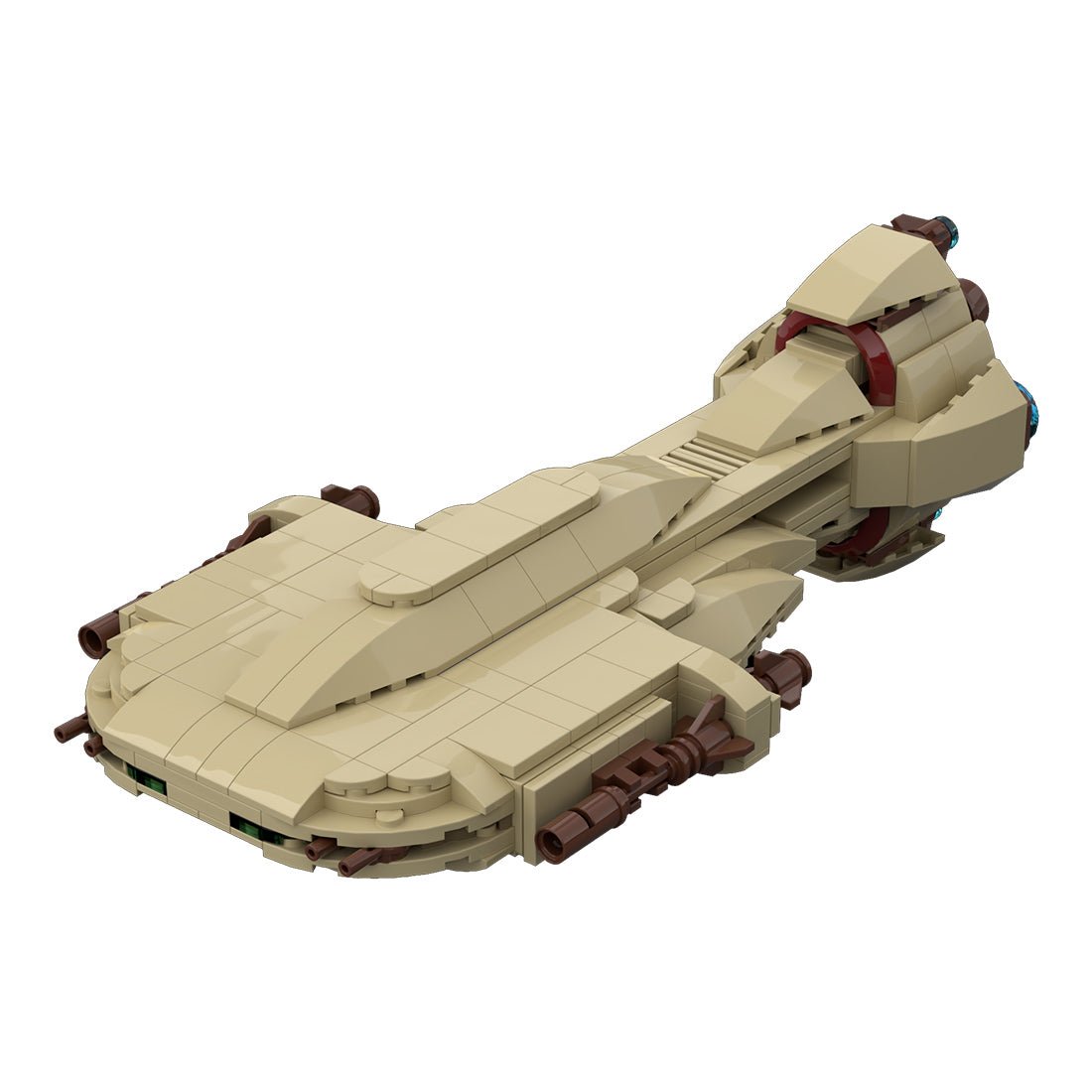 MOC - 115824 Xindi Arboreal Ship Klemmbausteine - LesDiy - Klemmbausteine