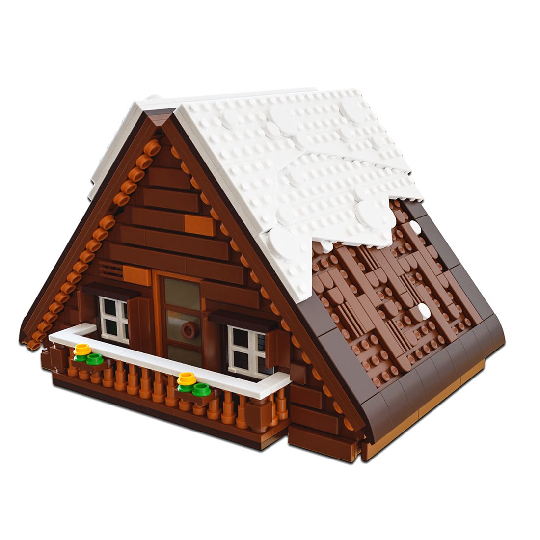 MOC - 115850 Winterchalet Lebkuchenhaus - LesDiy - Klemmbausteine