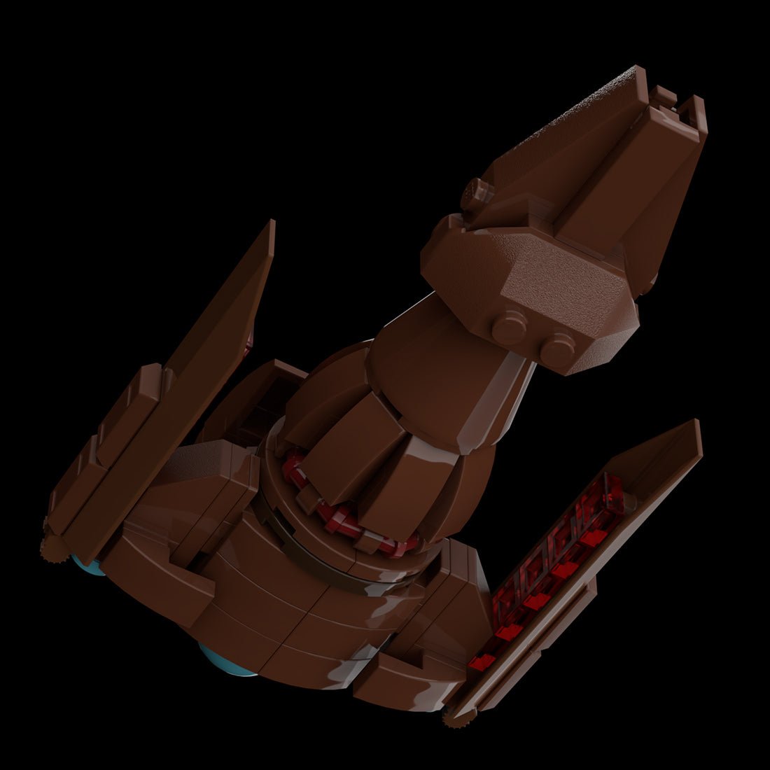 MOC - 116511 Hirogen Hunter Ship Klemmbausteine - LesDiy - Klemmbausteine