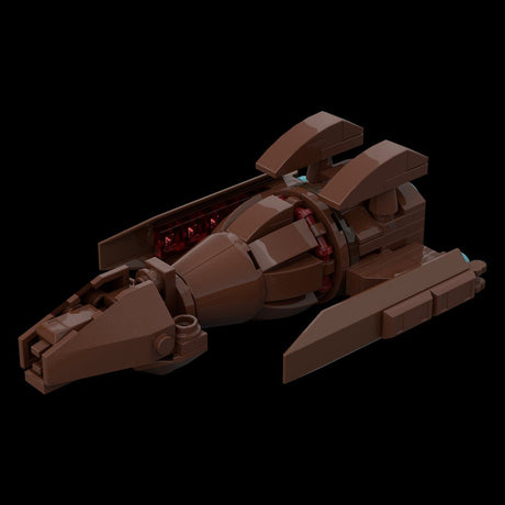 MOC - 116511 Hirogen Hunter Ship Klemmbausteine - LesDiy - Klemmbausteine