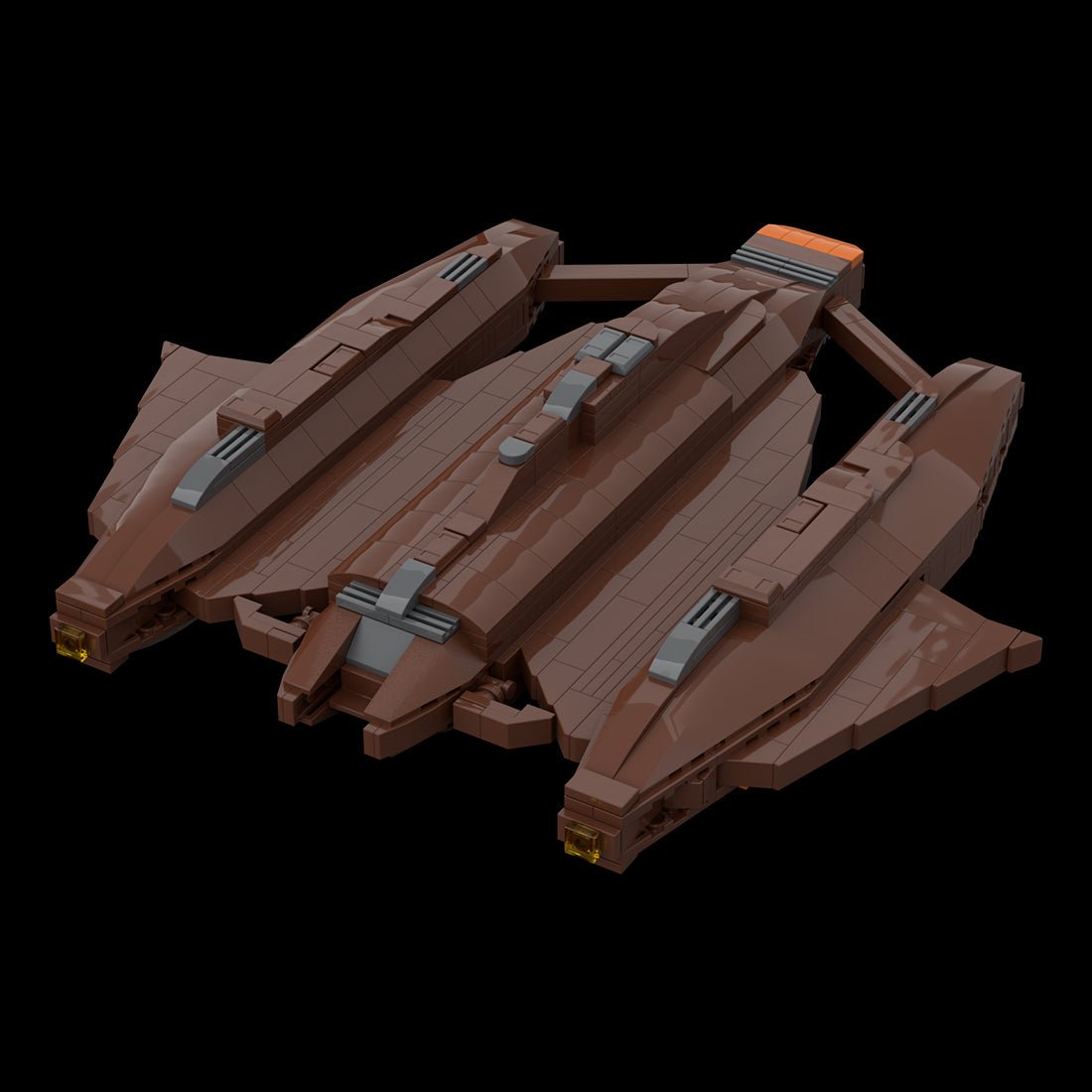 MOC - 116542 Vidiian Ship Klemmbausteine - LesDiy - Klemmbausteine