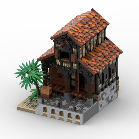 MOC - 116557 Medieval Barn Klemmbausteine - LesDiy - Klemmbausteine