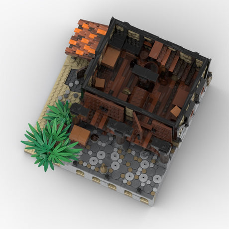 MOC - 116557 Medieval Barn Klemmbausteine - LesDiy - Klemmbausteine