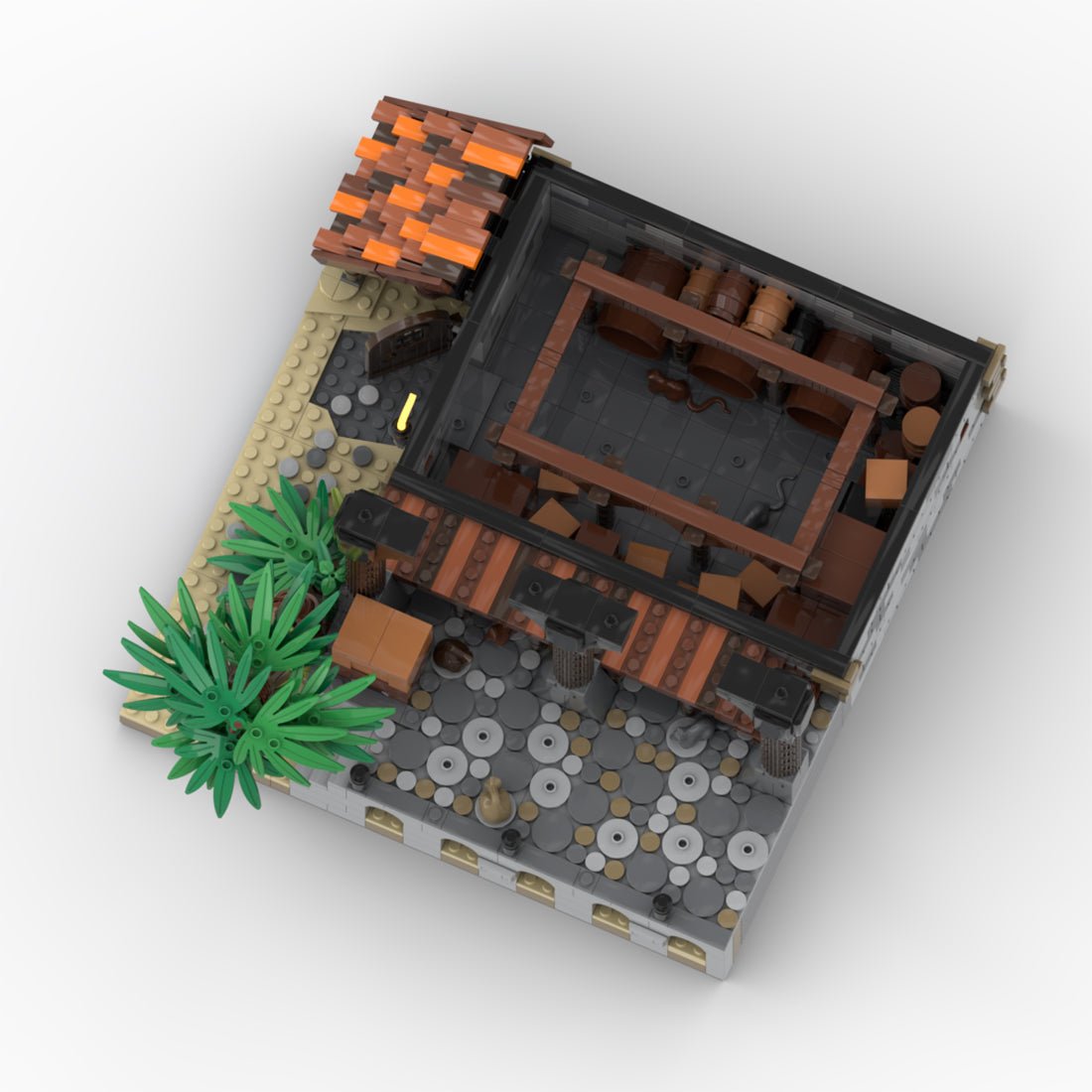 MOC - 116557 Medieval Barn Klemmbausteine - LesDiy - Klemmbausteine