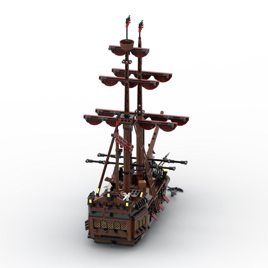 MOC - 116561 Loup de Mer Pirate Ship Klemmbausteine - LesDiy - Klemmbausteine