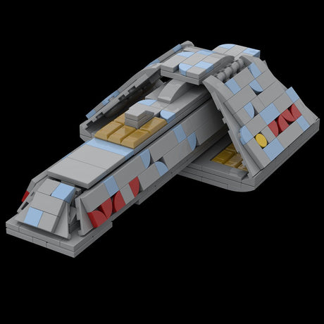 MOC - 116677 T'Pau Starship Klemmbausteine - LesDiy - Klemmbausteine