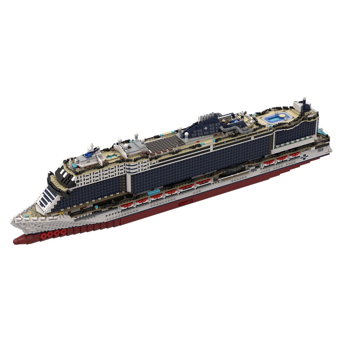 MOC - 116714 MSC Seashore Klemmbausteine - LesDiy - Klemmbausteine