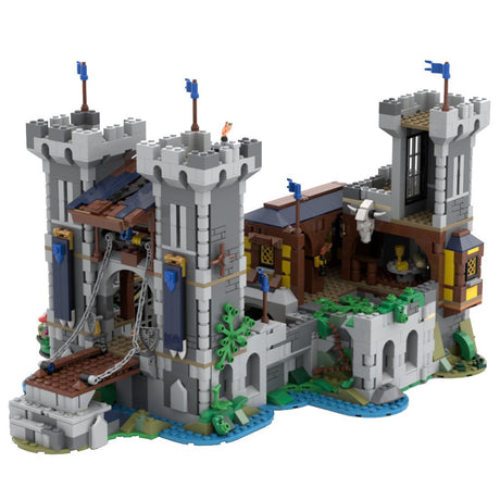 MOC - 116798 Mittelalterliche Festung des Schwarzen Sakers Klemmbausteine - LesDiy - Klemmbausteine