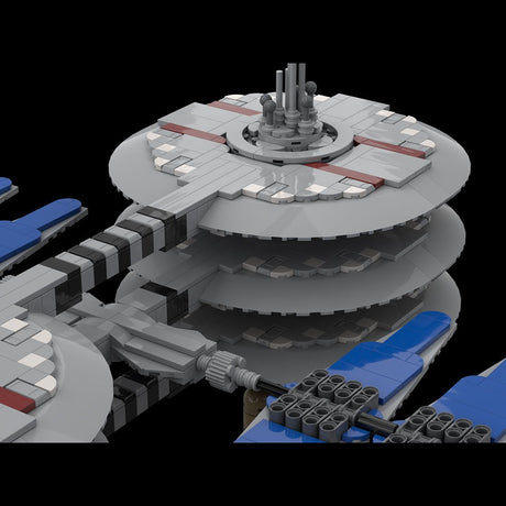 MOC - 116821 Starfleet Jupiter Station Klemmbausteine - LesDiy - Klemmbausteine