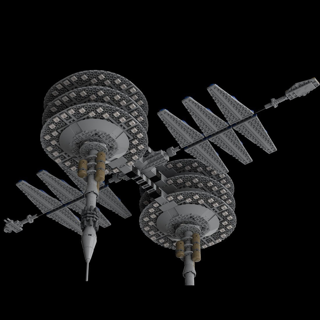 MOC - 116821 Starfleet Jupiter Station Klemmbausteine - LesDiy - Klemmbausteine