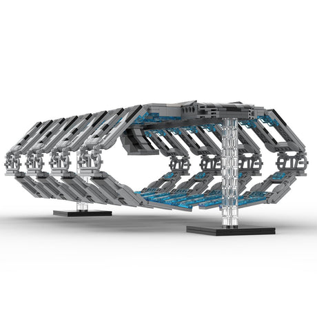 MOC - 116877 Federation Type 4 Dry Dock Klemmbausteine - LesDiy - Klemmbausteine