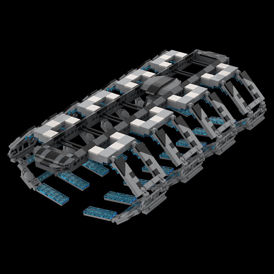 MOC - 116877 Federation Type 4 Dry Dock Klemmbausteine - LesDiy - Klemmbausteine