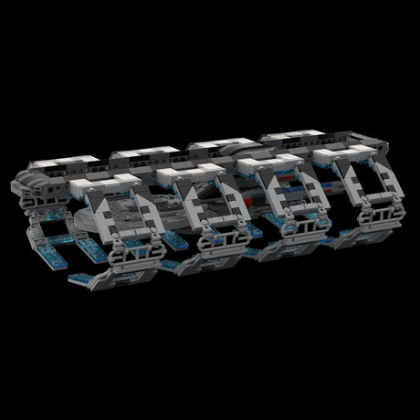 MOC - 116877 Federation Type 4 Dry Dock Klemmbausteine - LesDiy - Klemmbausteine