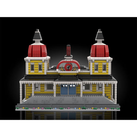 MOC - 117038 Village Central Station Klemmbausteine - LesDiy - Klemmbausteine