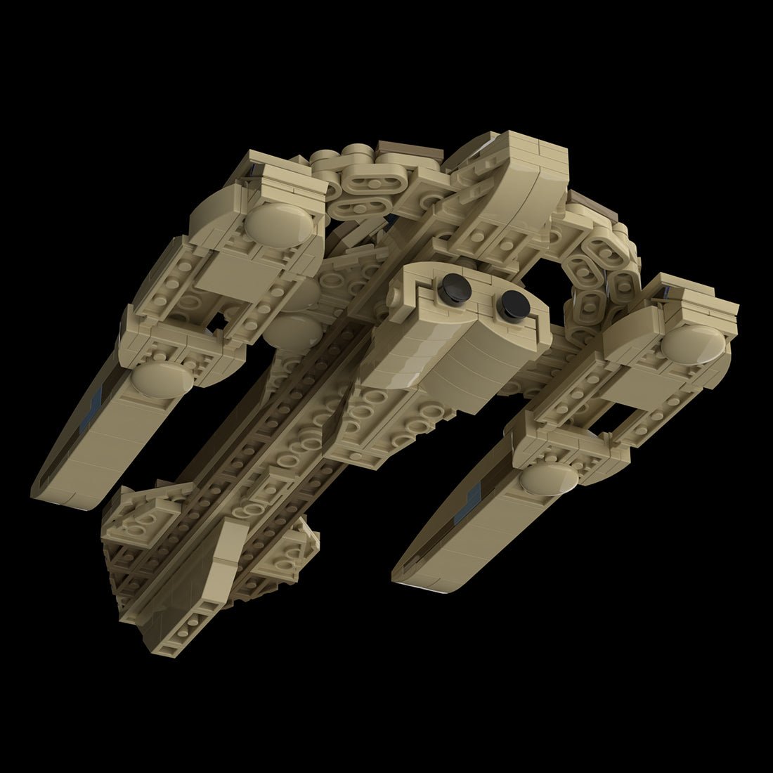 MOC - 117482 Karemma Ship Klemmbausteine - LesDiy - Klemmbausteine