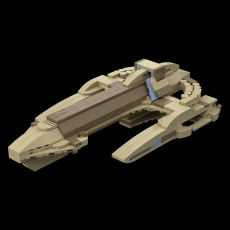 MOC - 117482 Karemma Ship Klemmbausteine - LesDiy - Klemmbausteine