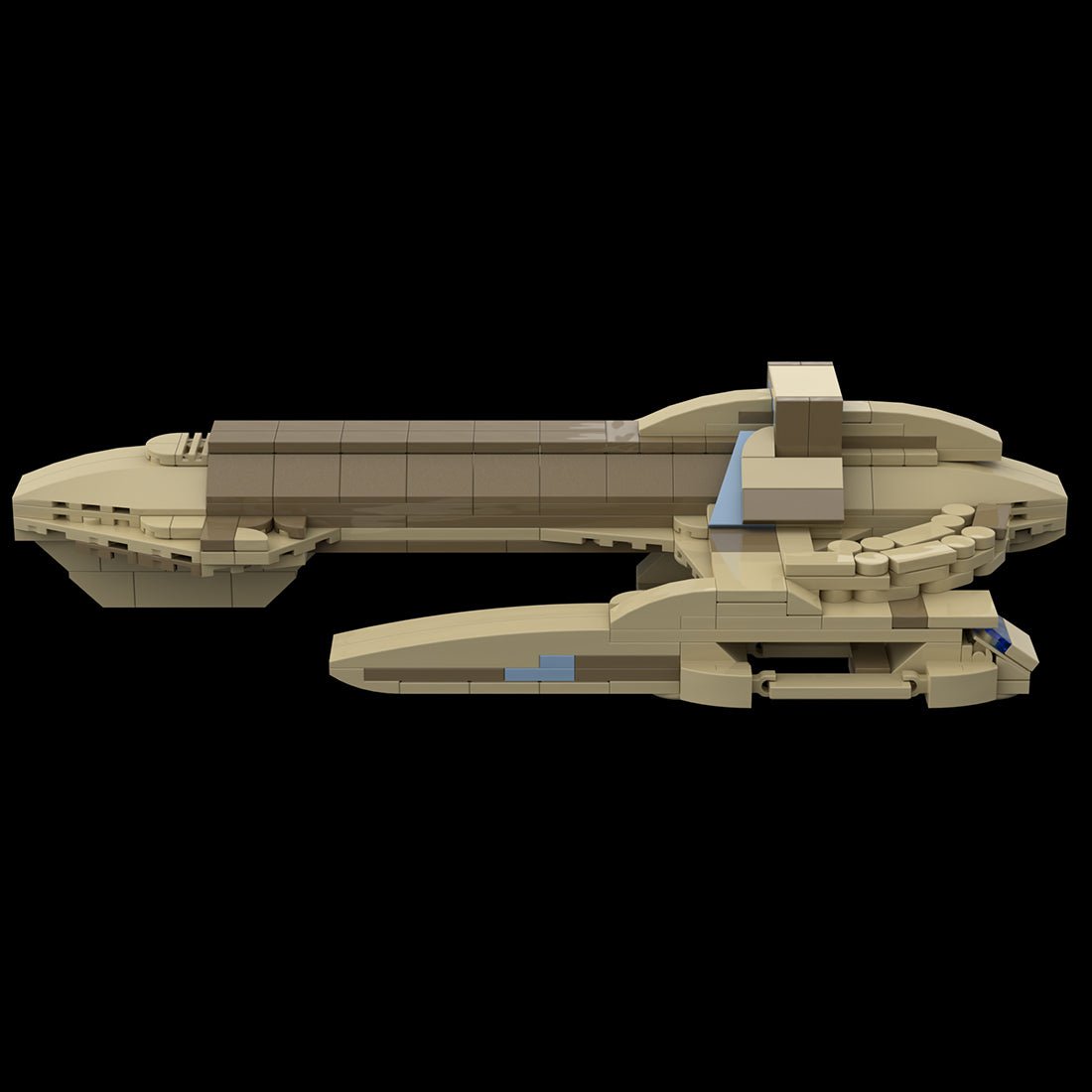 MOC - 117482 Karemma Ship Klemmbausteine - LesDiy - Klemmbausteine