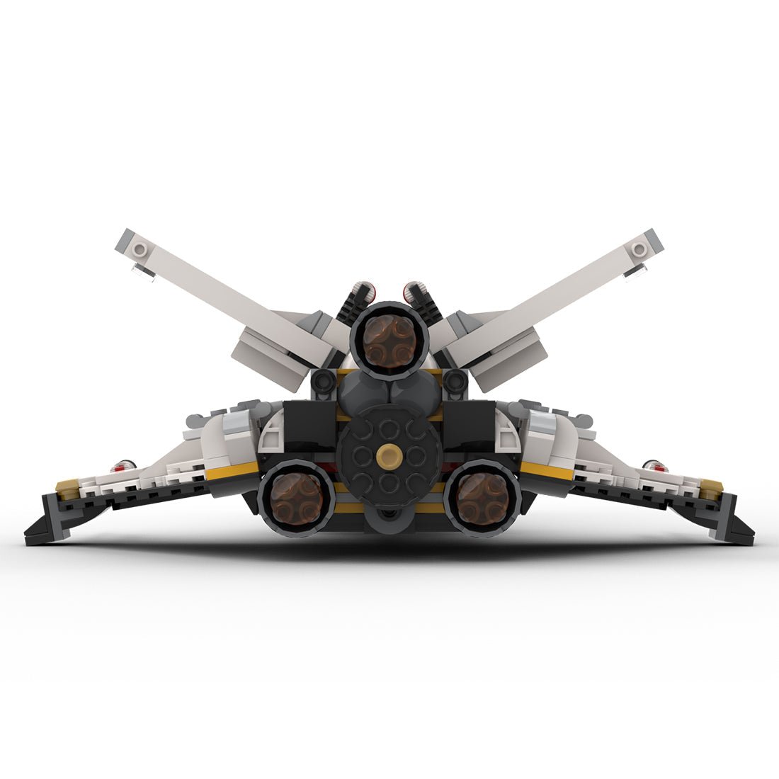 MOC - 117552 Starfighter - Raumschiff Klemmbausteine - LesDiy - Klemmbausteine