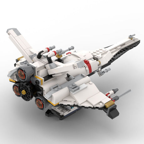 MOC - 117552 Starfighter - Raumschiff Klemmbausteine - LesDiy - Klemmbausteine