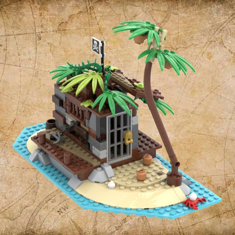 MOC - 117866 Pirateninsel Barracuda Bay Klemmbausteine - LesDiy - Klemmbausteine