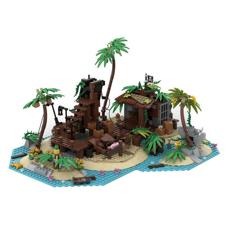 MOC - 117866 Pirateninsel Barracuda Bay Klemmbausteine - LesDiy - Klemmbausteine