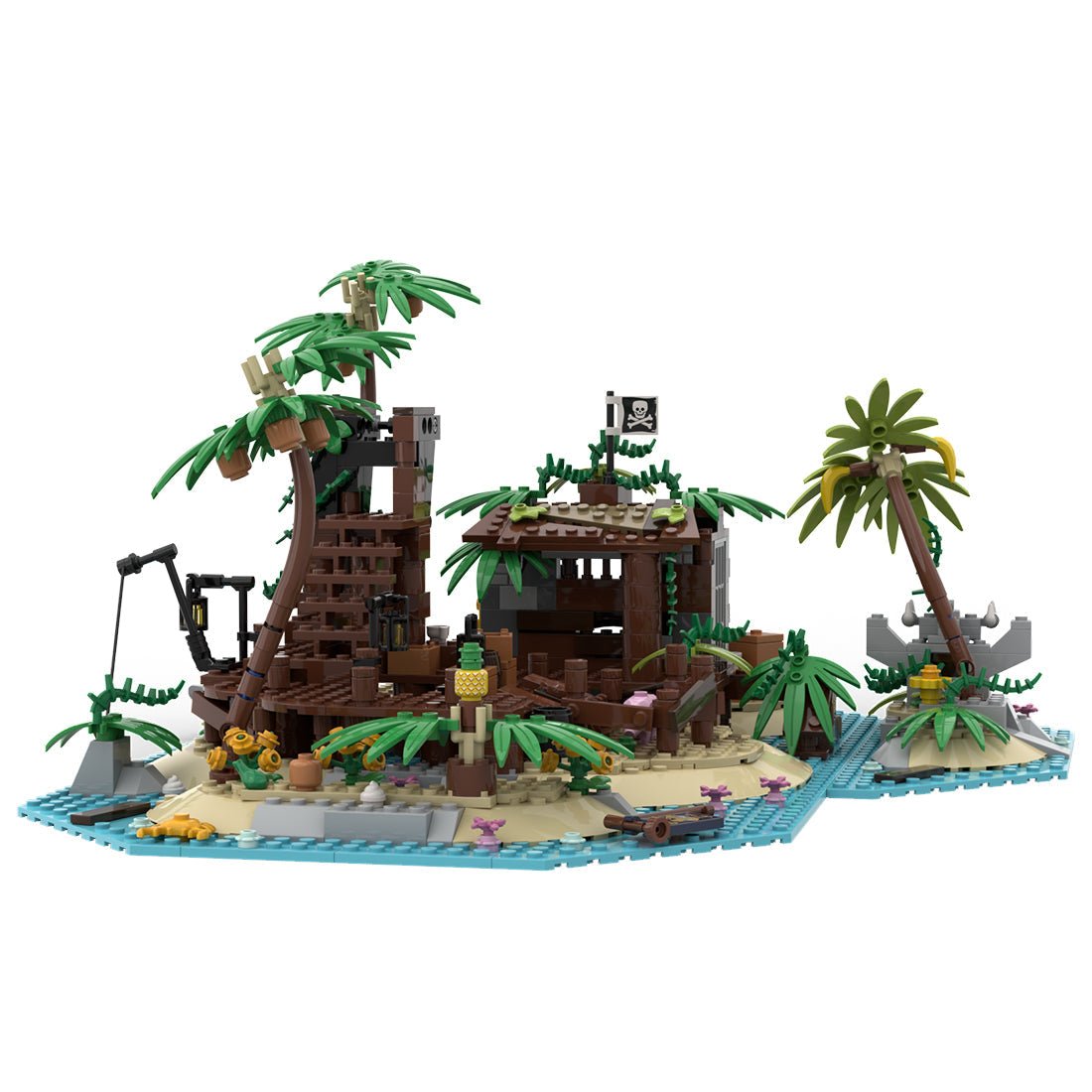 MOC - 117866 Pirateninsel Barracuda Bay Klemmbausteine - LesDiy - Klemmbausteine