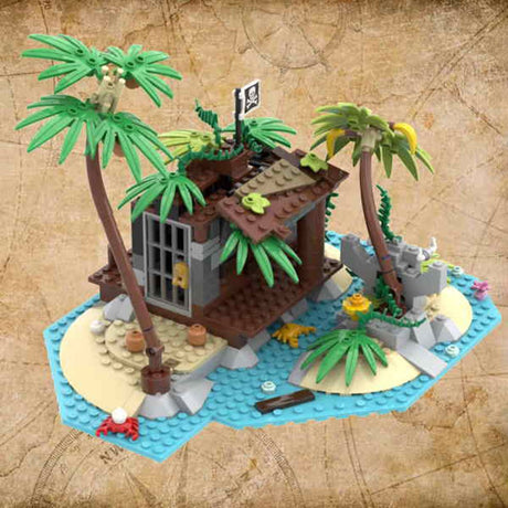 MOC - 117866 Pirateninsel Barracuda Bay Klemmbausteine - LesDiy - Klemmbausteine