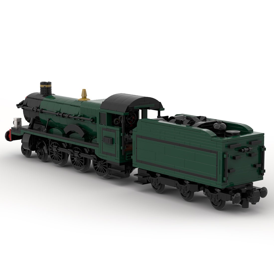MOC - 117927 GWR Hall Class "Kinlet - Hall" Steam Locomotive Klemmbausteine - LesDiy - Klemmbausteine
