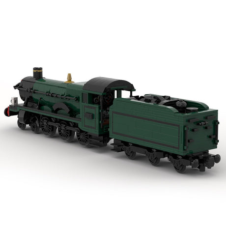 MOC - 117927 GWR Hall Class "Kinlet - Hall" Steam Locomotive Klemmbausteine - LesDiy - Klemmbausteine