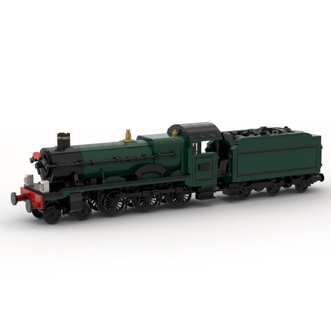 MOC - 117927 GWR Hall Class "Kinlet - Hall" Steam Locomotive Klemmbausteine - LesDiy - Klemmbausteine