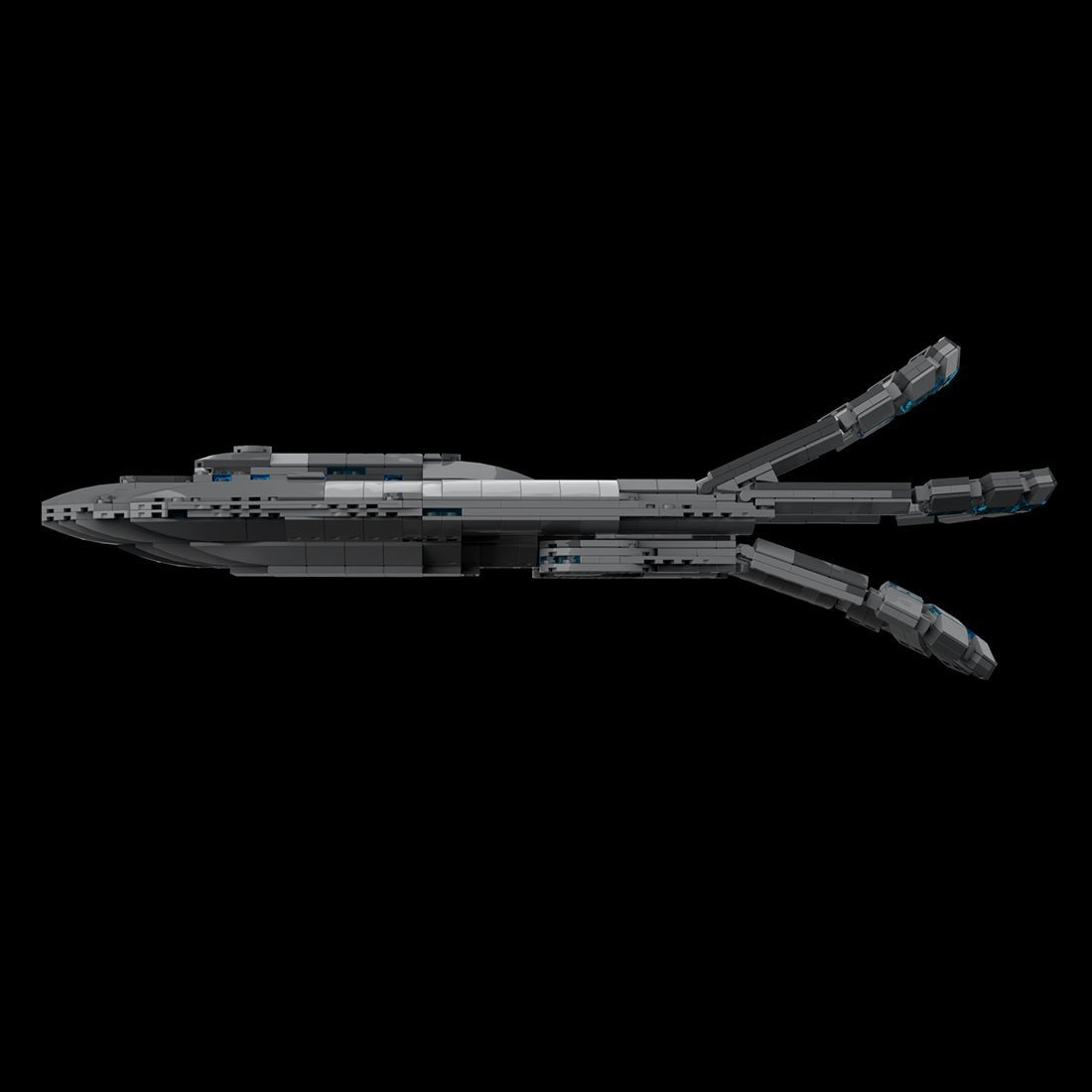 MOC - 117976 USS Orville Klemmbausteine - LesDiy - Klemmbausteine