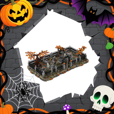 MOC - 118177 Mittelalterlicher Geisterfriedhof Klemmbausteine - LesDiy - Klemmbausteine