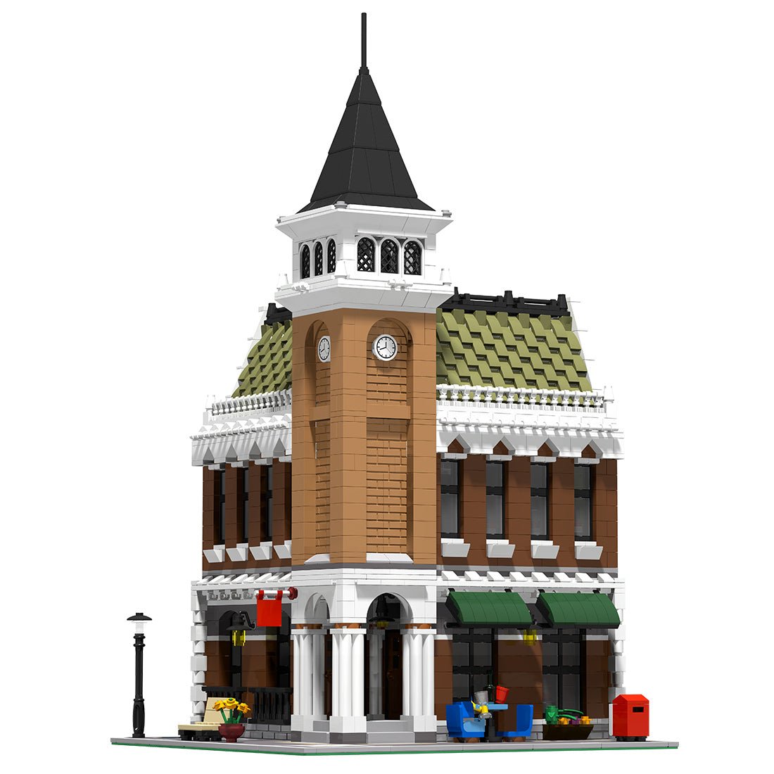 MOC - 118705 Modular Corner Pub Klemmbausteine - LesDiy - Klemmbausteine