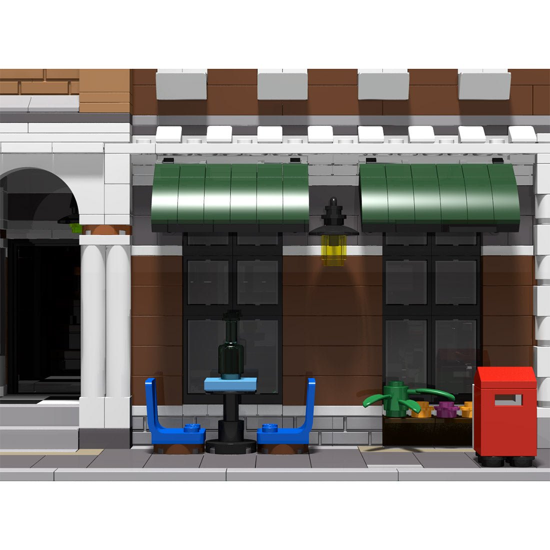 MOC - 118705 Modular Corner Pub Klemmbausteine - LesDiy - Klemmbausteine