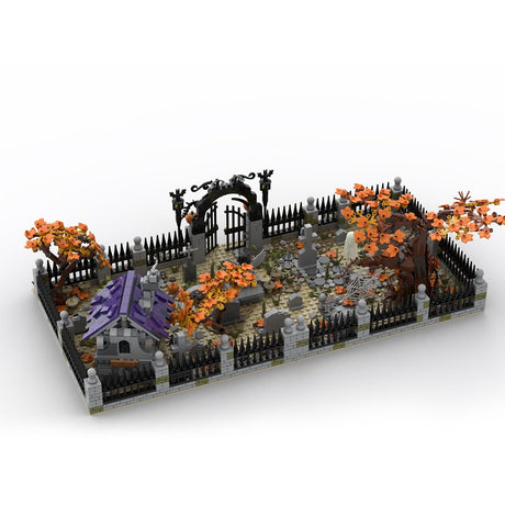 MOC - 118821 Modular Haunted Cemetery Klemmbausteine - LesDiy - Klemmbausteine