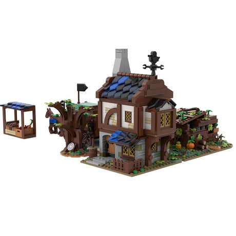 MOC - 120195 Mittelalterliches Dorfpaket 21325 Alt. Bauen Klemmbausteine - LesDiy - Klemmbausteine